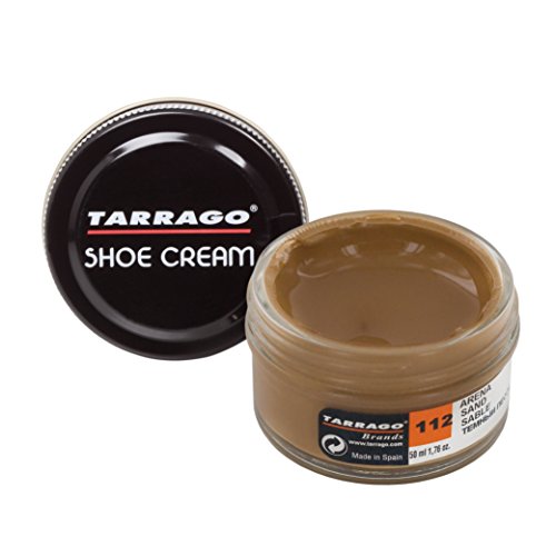 Tarrago Shoe Cream Jar 50 ml - Crema tinta para zapatos y bolsos, unisex, adulto, color Haya 120, 50 ml