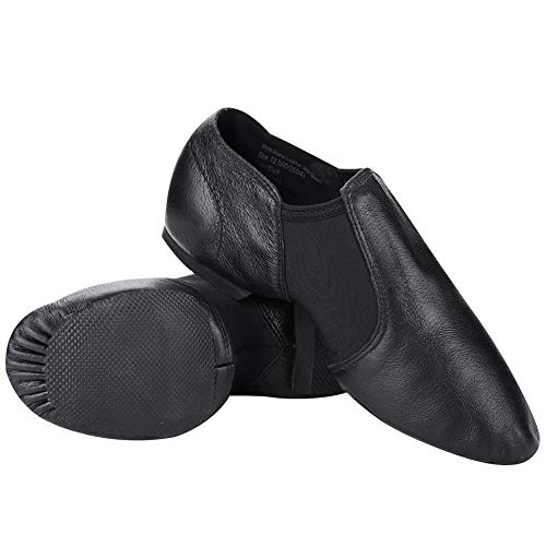 Tbest Zapatos de Danza Jazz,Zapatos de Baile Latino Unisex Zapatos Danza Moderna Cómodo Cuero Split Suela Zapatillas de Baile de Jazz de Práctica para Adultos(41)