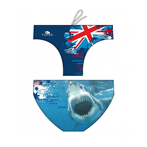 Turbo Power Shark Australia 2015 Bañador para Hombre, Marin, XL Unisex Adulto