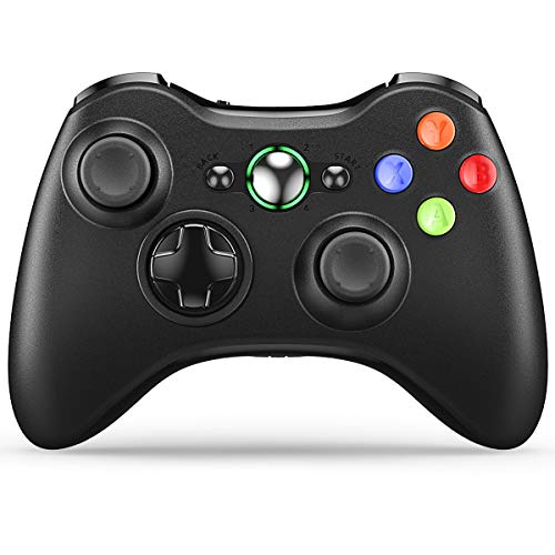 VOYEE Mando inalámbrico de repuesto para Xbox 360 con Joystick de Gamepad, doble vibración, conector para auriculares, compatible con Microsoft Xbox 360 (no requiere receptor 360)