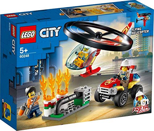 wow Lego® City - Uso con helicóptero de bomberos, a partir de 5 años