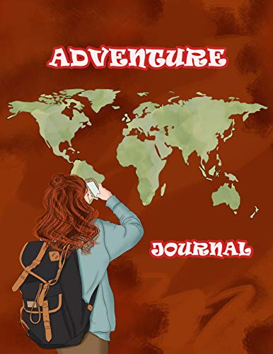 Adventure Travel Journal and Guided Planner, 8.5'' W x 11'' L, 100+ Pages: My New Journey (English Edition)