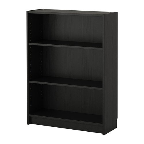 BILLY de IKEA - librería, negro-marrón - 80 x 28 x 106 cm