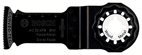 Bosch Professional Starlock - Hoja de sierra de inmersión para madera y metal, AIZ 32 APB, 50 x 32 mm