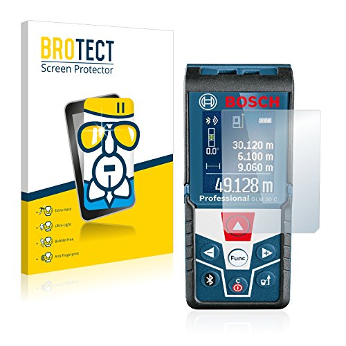 BROTECT Protector Pantalla Cristal Compatible con Bosch GLM 50 C Professional Protector Pantalla Vidrio - Dureza Extrema, Anti-Huellas, AirGlass