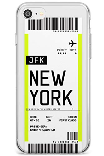 Case Warehouse embarque Personalizada Bono de Entrada: Nueva York Slim Funda para iPhone 7/8 / SE TPU Protector Ligero Phone Protectora con Personalizado Viajero