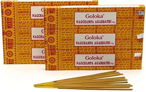 Goloka Nagchampa Agarbathi, 6 Box