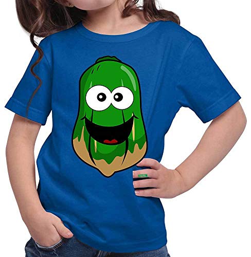 Hariz - Camiseta para niña, diseño de Papaya con frutas, multicolor azul real 152 cm(12-13 År)