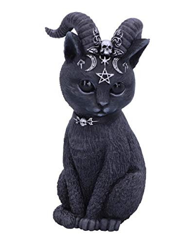 Horror-Shop Figura Oculta De Gato con Cuernos De Cabra