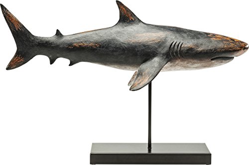 Kare Figura Decorativa, Shark Base, BLU, 38.5 x 24 x 59 cm, Metal, Azul, (H/B/T) 38,5 x 59 x 24 cm
