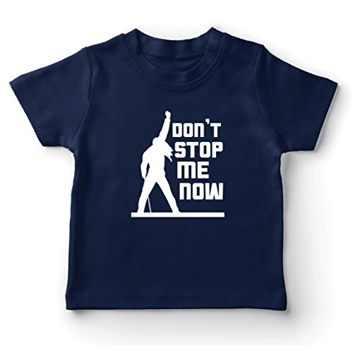 lepni.me Camiseta para Niños Don't Stop me Now! Camisas de Abanico, Regalos de músicos, Ropa de Rock (9-11 Years Azul Oscuro Multicolor)