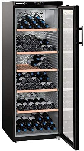Liebherr WKb 4212-20 Vinothek EEK:A - Armario para enfriar el vino (máx. 200 botellas, 60 cm de ancho), color negro