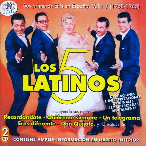 Los Cinco Latinos. Sus Primeros EP's En España (1958-1960)