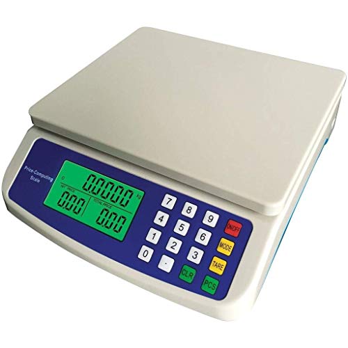 lqgpsx Básculas de Cocina Digitales de 30 kg/1g, básculas de precisión Digitales LCD Báscula de Comercio electrónico de cálculo de Precios (tamaño: 30 kg/1g)