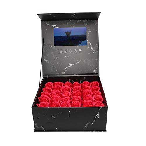 PaNt Caja de regalo con pantalla LCD de 7 pulgadas con video y foto, caja de regalo de explosión sorpresa creativa, memoria de amor, caja de regalo para cumpleaños, día de san valentín, boda