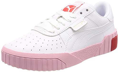 PUMA Cali Wn's, Zapatillas Mujer, White-Pale Pink, 37 EU