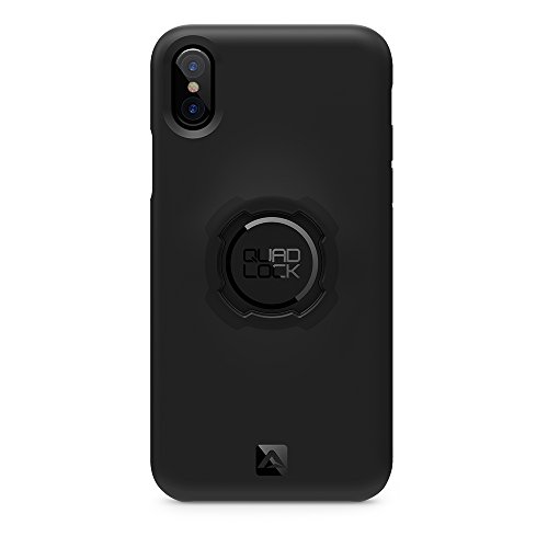 Quad Lock - Carcasa para iPhone, Negro, Talla única