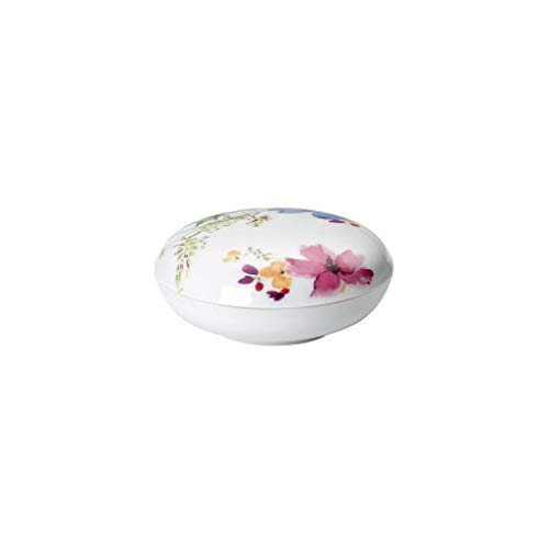 Villeroy & Boch Mariefleur Gifts Caja, Porcelana Premium, Multicolor, Rosa, Amarillo, Verde, 11cm