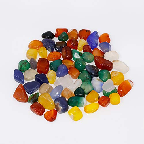 witgift Piedras preciosas semipreciosas, 200 g, 9-14 mm, piedras curativas naturales para niños, búsqueda del tesoro, decoración