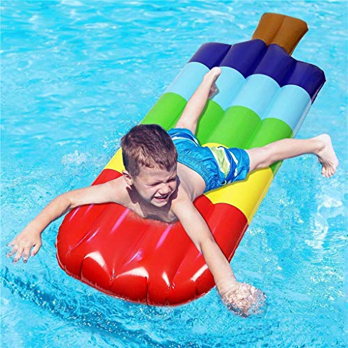 2 unids temas inflables de la piscina 3d colorido flotador helado Piscina flotan inflable anillos de nato gigante juguetes de agua nadar adulto donut aire salón sillón helado agua juguete-150 * 65 cm
