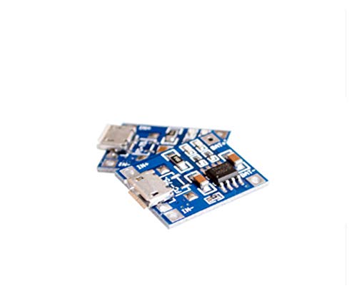 5pcs / Lot 5v Micro USB 1A 18650 TP4056 Tablero de Carga de batería de Litio con módulo de Cargador de protección ( Color : 4056 Micro )