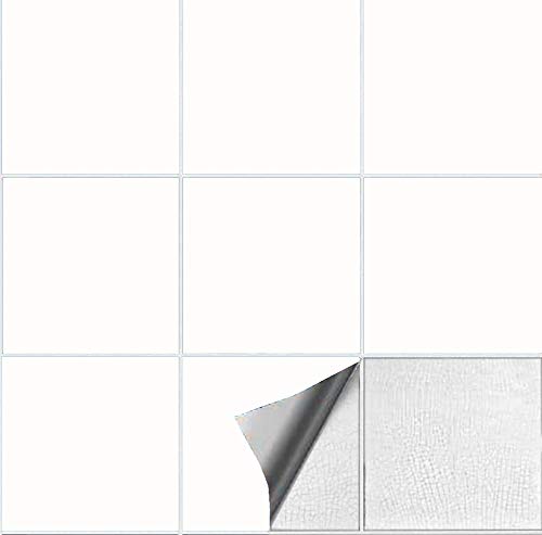 Abnaok - Adhesivo para azulejos de cocina y baño (15 x 15 cm, 50 unidades)