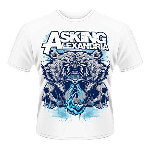 Asking Alexandria: Bear Skull (T-Shirt Unisex Tg. M) [Italia]