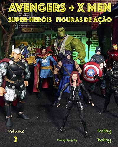 AVENGERS + X MEN: super-heróis: 3 (FIGURAS DE AÇÃO)
