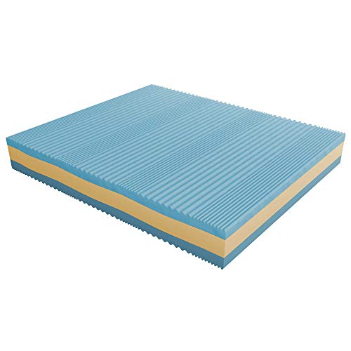 Baldiflex – Colchón de Matrimonio Memory Foam Comfort 3 Capas de arcoíris Fresh 160 x 190 cm – Aloe Vera Cus. Jabón Incl.