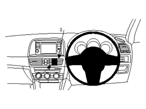 Brodit ProClip - Kit de coche para Mazda CX-5 12-14 (montaje central)