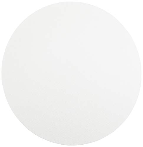 Clairefontaine - Lienzo de Lona (30 cm de diámetro x 3 mm), Color Blanco