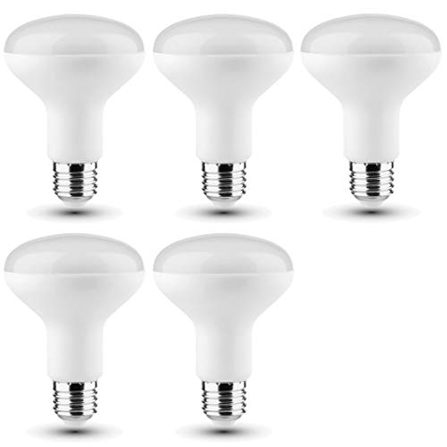 Conjunto de 5 ZONE LED SET - SAMSUNG LEDs - E27-10W (Equivalente incandescente 75 Watt) - Bombilla LED Reflectora - R80 - luz blanca natural 4000K - Ángulo de haz 120°