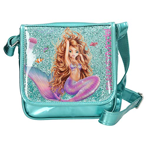 Depesche 10389 Fantasy Model Mermaid - Bolso bandolera (20 x 20 x 6 cm), color turquesa