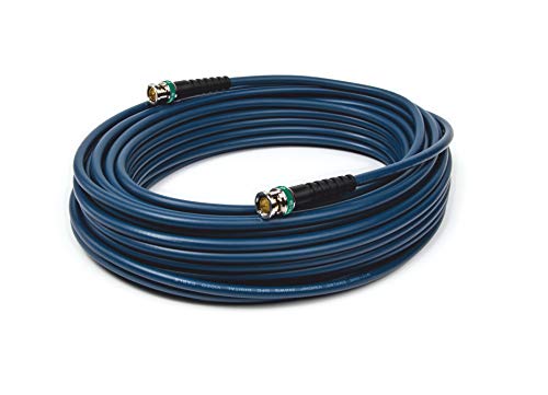 Emelec VíasCom EQ 153100A - Conexión vídeo 4K 12G-SDI 10 m con BNC 0.8/3.75 (conductor unifilar) color azul