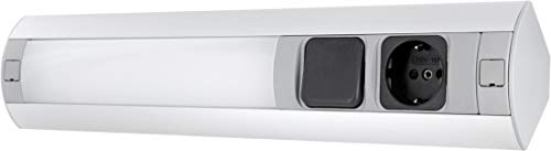 Lámpara LED de aluminio con enchufe e interruptor, 7 W, 450 lm, horizontal y vertical, 230 V, 3600 W