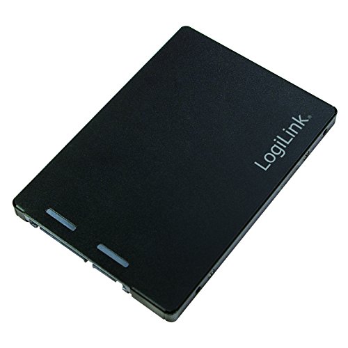 LogiLink ad0019 M.2 (NGFF S-ATA III) a S-ATA Adaptador (2,5 Pulgadas SSD), B + M Key Compatible Negro