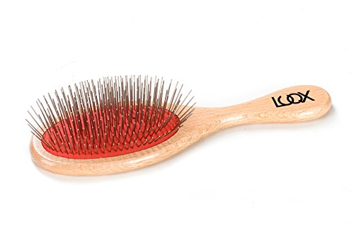 LUQX Cepillo especial Thick Hair No II: cepillo para pelo extremadamente grueso y pesado, púas de alambre extralargas.
