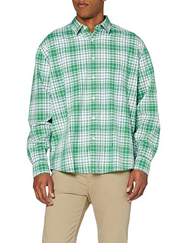 Pepe Jeans DALTONE Camisa, Verde (Pine Green 672), 39 (Talla del Fabricante: Medium) para Hombre
