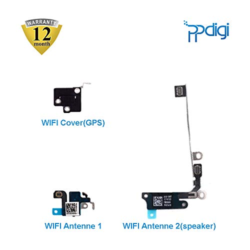 PPdigi Antena WiFi WiFi y GPS para iPhone 8, calidad original, módulo de señal Bluetooth, cable flexible amplificador (iPhone 8, antena WiFi + set de cubierta GPS)