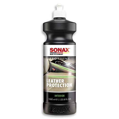 SONAX 02823000 Profiline LeatherProtection Cuidado del cuero sin cera con protección UV (1 Litro)