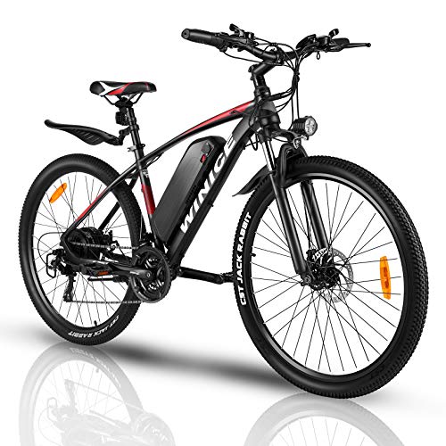 VIVI Bicicleta Eléctrica 350 W, Bicicleta Eléctrica de Montaña con Batería Extraíble 36 V/10,4 Ah, Velocidad Máxima 32 km/h, 21 Velocidades, Kilometraje de Recarga hasta 50 km, 27.5 Pulgad