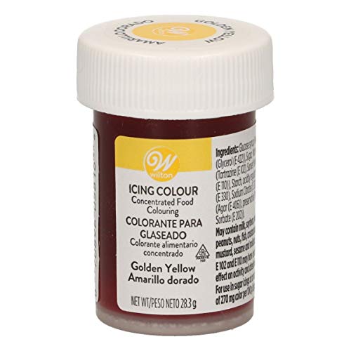 Wilton Colorante Alimenticio para Glaseado en Pasta, 28.3g, Color Amarillo Dorado, 04-0-0039