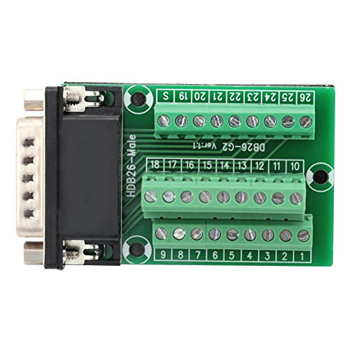 Adaptador macho DB26-G2-01 a módulo de señales de terminal PCB Adaptador macho DB26 a conector de placa de conexión para módulo de terminal de cableado