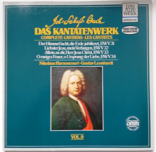 Bach: Das Kantatenwerk / Complete Cantatas - Vol. 9 (BWV 31 - 34) (Pocket Edition) [Vinyl Doppel-LP] [Schallplatte]