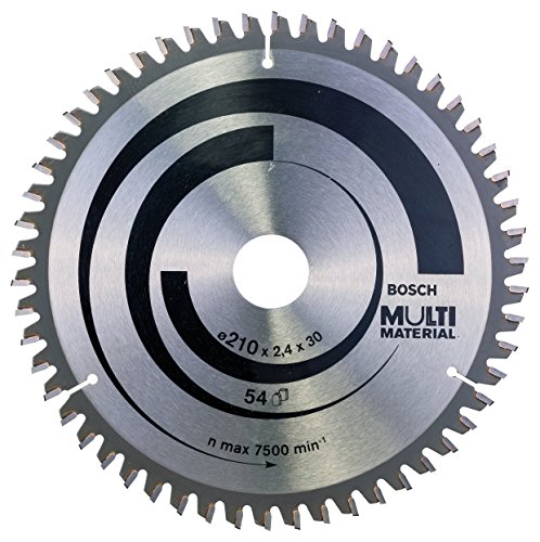Bosch 2 608 640 511 - Hoja de sierra circular Multi Material - 210 x 30 x 2,4 mm, 54 (pack de 1)