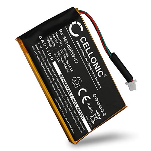 CELLONIC® Batería Premium Compatible con Garmin Edge 605 / Edge 705, 361-00019-12 1250mAh Pila Repuesto bateria