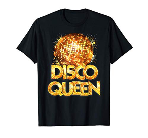 Disco Queen - Disfraz Vintage Disco Fever con temática de Camiseta