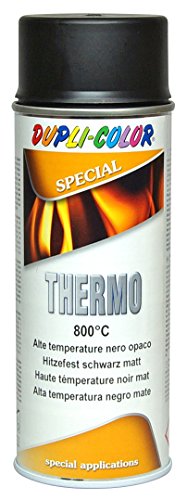 Dupli Color 401052 Thermo - Pintura spray, 800 °C, 400 ml, negro mate
