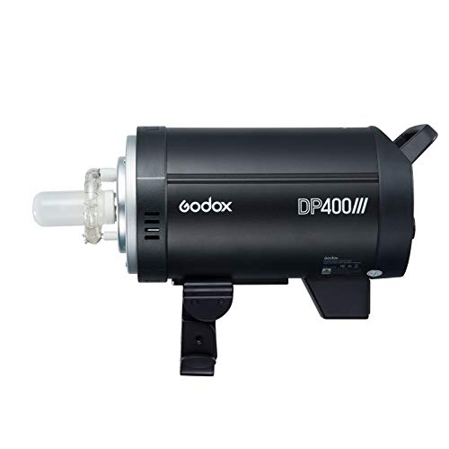 Godox DP400III Studio Flash GN65 Built-in Godox 2.4G Wireless System Flash with Bowens Mount, 400Ws Professional Studio Flash Strobe Monolight with 150W Modeling Lamp