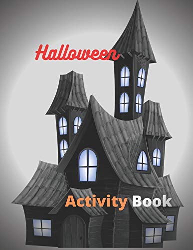 Halloween Activity Book: 8.5 x 11 in(21.59 x 27.94 cm),62 pages .Halloween maze book